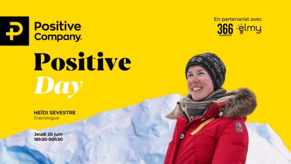 La glaciologue Heïdi Sevestre au Positive Day avec 366